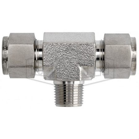 Dixon The Right Connection Instrumentation Branch Tee, 3/4 in, Tube x MNPT, 316 SS, Domestic 12-DTTM-12